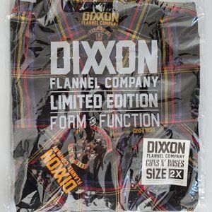 DIXXON | Shirts | Dixxon Flannel Guns N Roses Collab Limited Edition